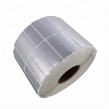 Mattes Silber Wasserdichtes Polyester Silber PET-Bacode-Label